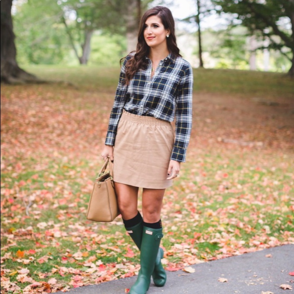 Hunter boots green Matte
